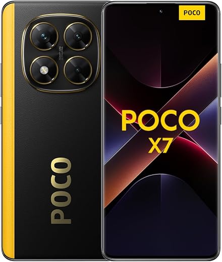 Xiaomi POCO X7 (smartphone), 8+256GB, 50MP camera principale con OIS, batteria da 5.110mAh, IP68 (caricabatterie non incluso), Nero