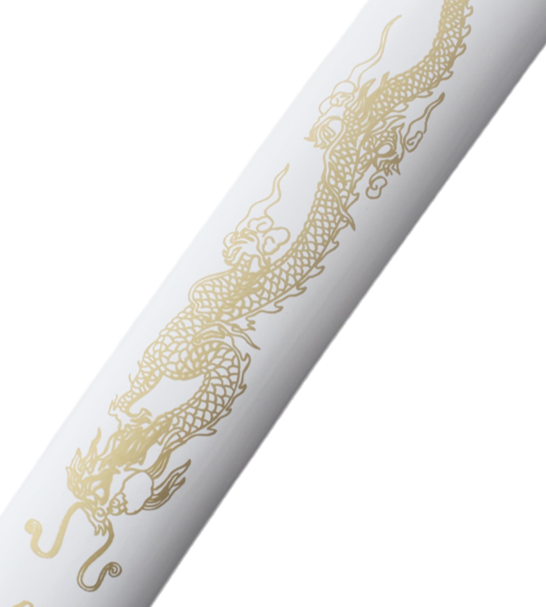 Set 3 Katanas en Bois Lame en Bois Katana Wakizashi Tanto Epee Sabre Katana Japonais Katana Dragon White Edition + Presentoir