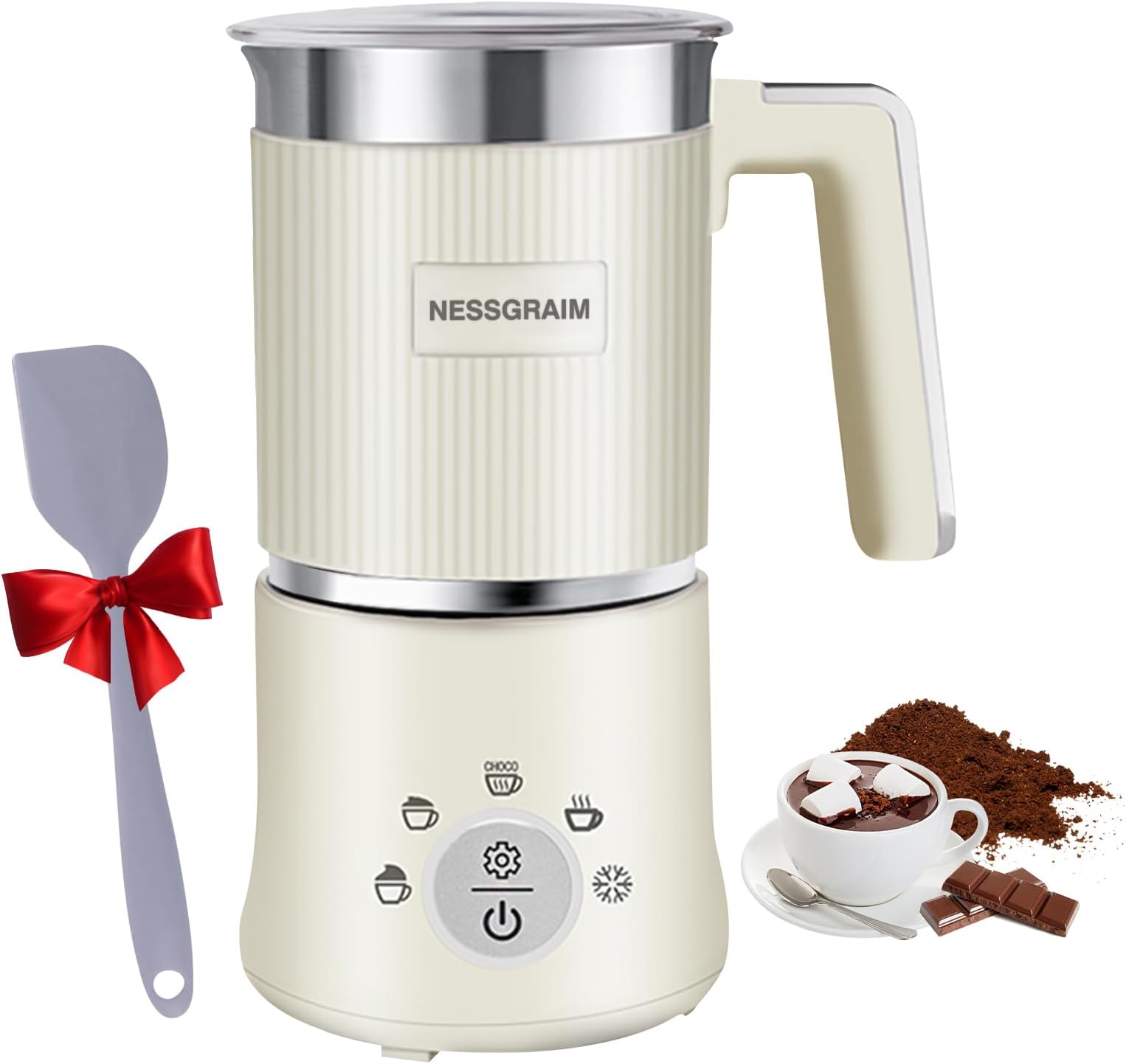 ProfiCook® Milchaufschäumer mit Heiß und Kaltfunktion