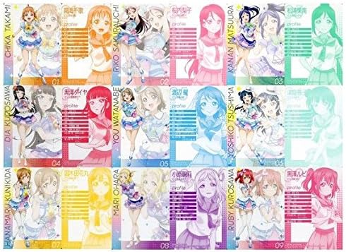 Amazon ラブライブ サンシャイン プロフィールカード 1st 全9種セット アニメ 萌えグッズ 通販