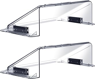 Adjustable Air Vent Deflector for AC,Ceiling, Wall, Floor, 9” to 14” Wide, Baseboard - Magnetic, Heat & Wind Blocker,Vent Covers for Central Conditioner, Heating, Refrigeration, Builder,2 Pack