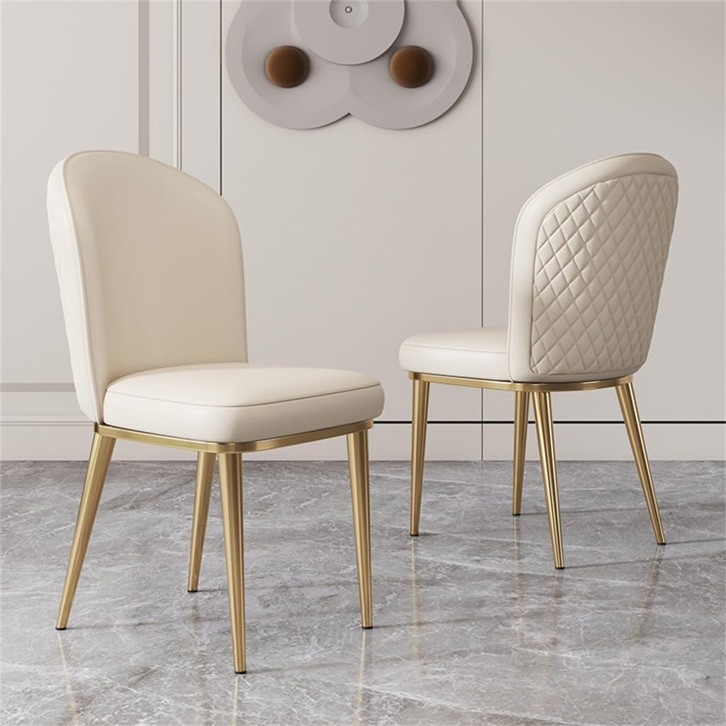 Italian Dining Chair Home Backrest Stool Stainless Steel Hotel Restaurant