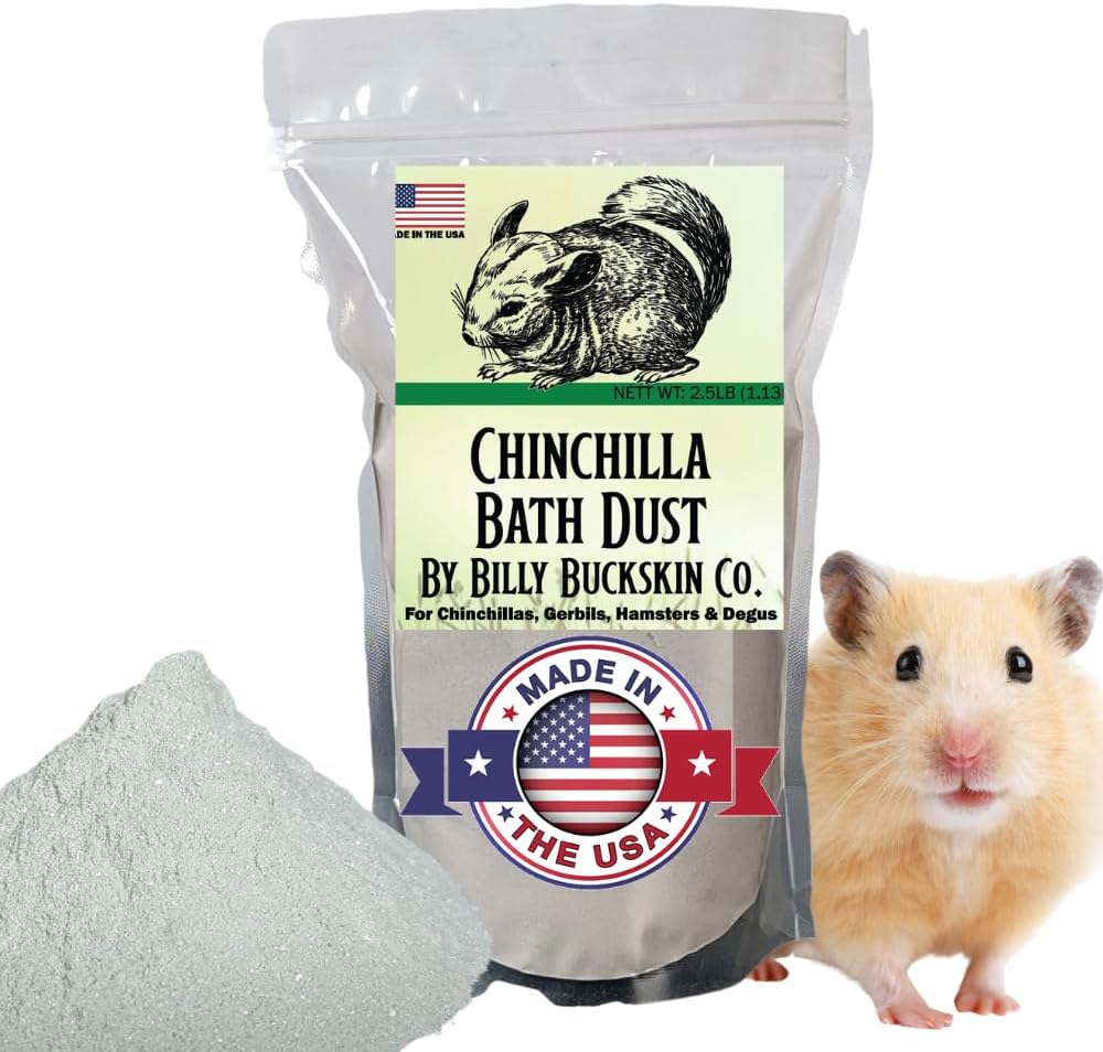 Premium Chinchilla Dust Bath, 2.5 lb. Bag, Natural Dusting