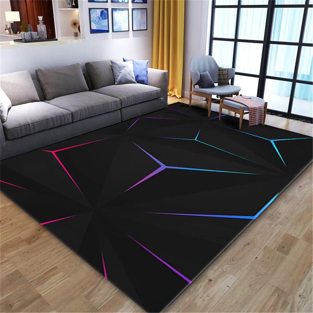 Deco chambre fille : tapis moderne anti-froid pour chambre à coucher