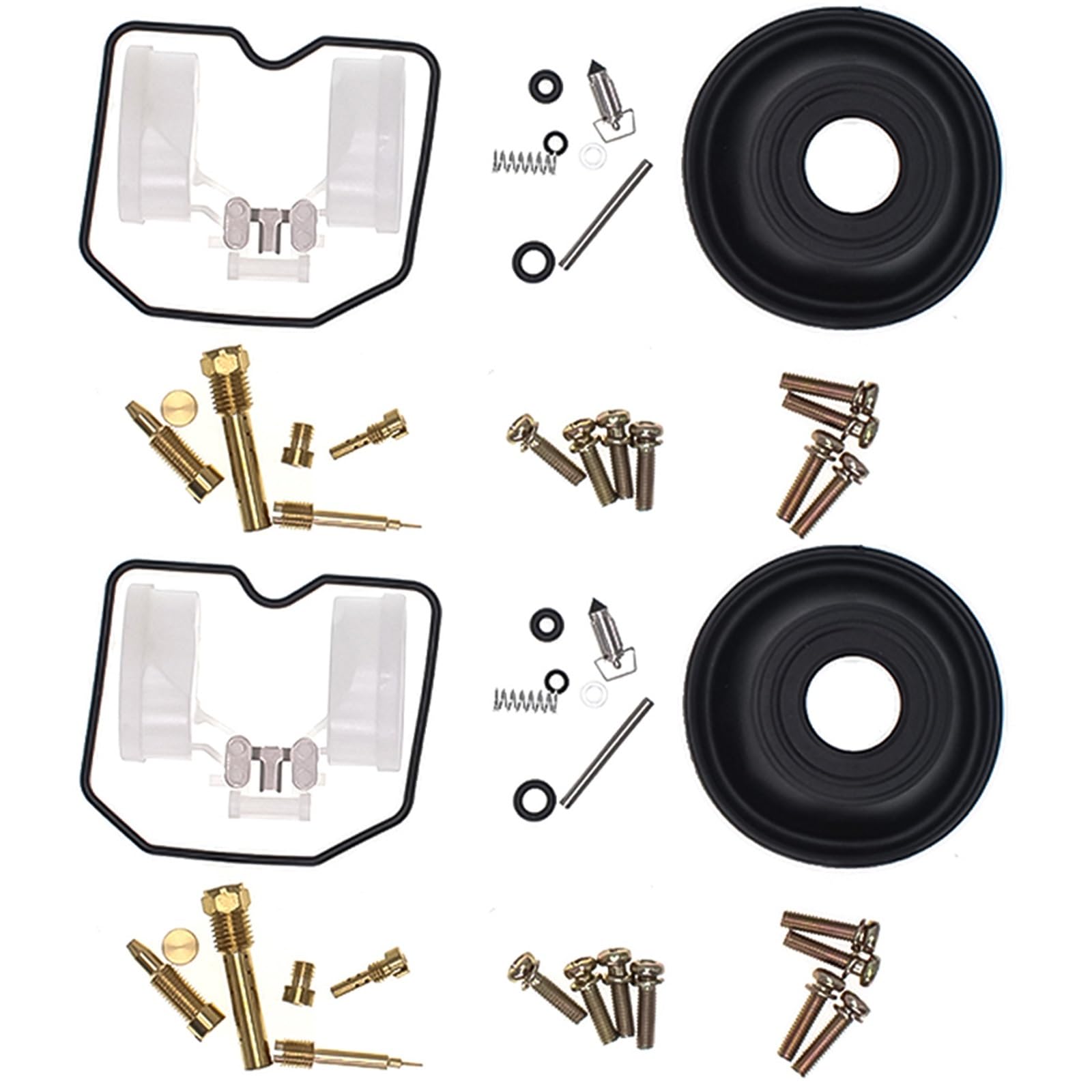 para Kawasaki para Ninja 500 500R EX500 GPZ500S 1987 1988 1989 1990 1991 1992 1993 1994 1995-2009 Kit De Reparación Carburador Juego Reconstrucción Diafragma Vacío