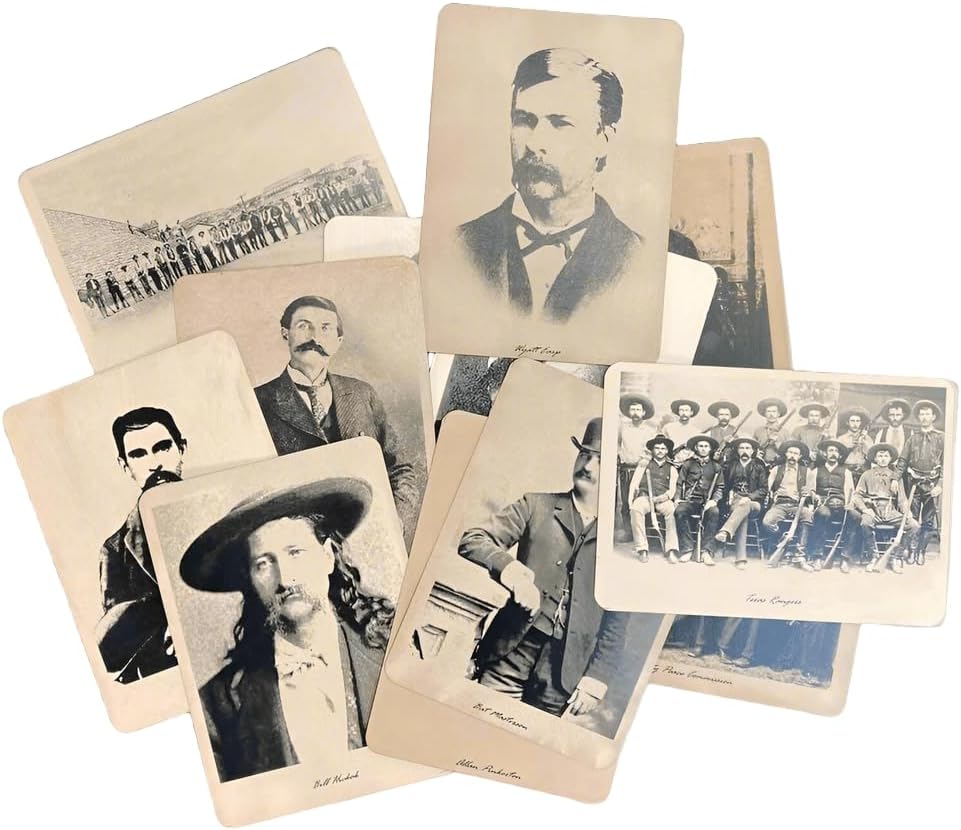 Lawmen Of The Old West Set Of 12 Photos (7" x 4.5")