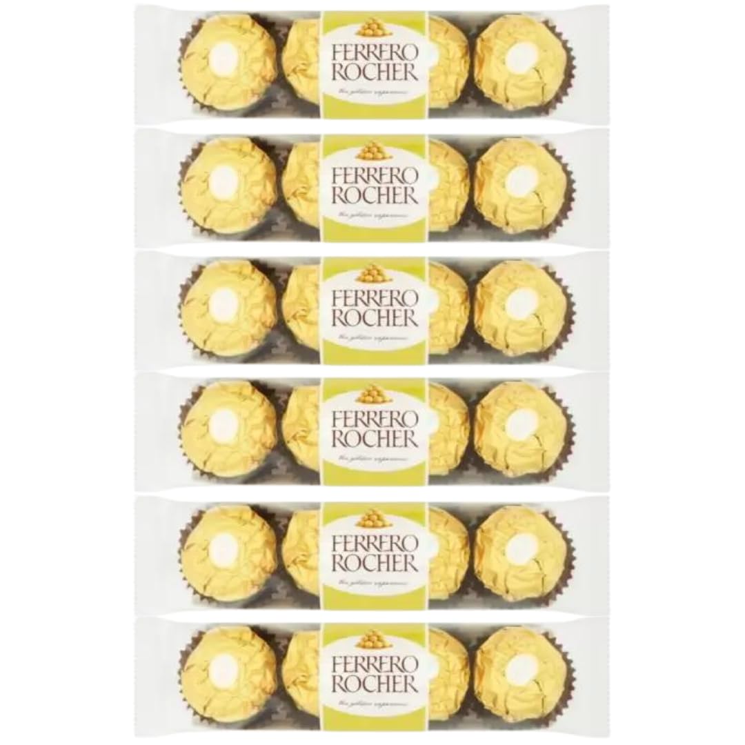 Chocolate Bundle With Ferrero Hazelnut Chocolate 4 Pack 50g (6 Pack)