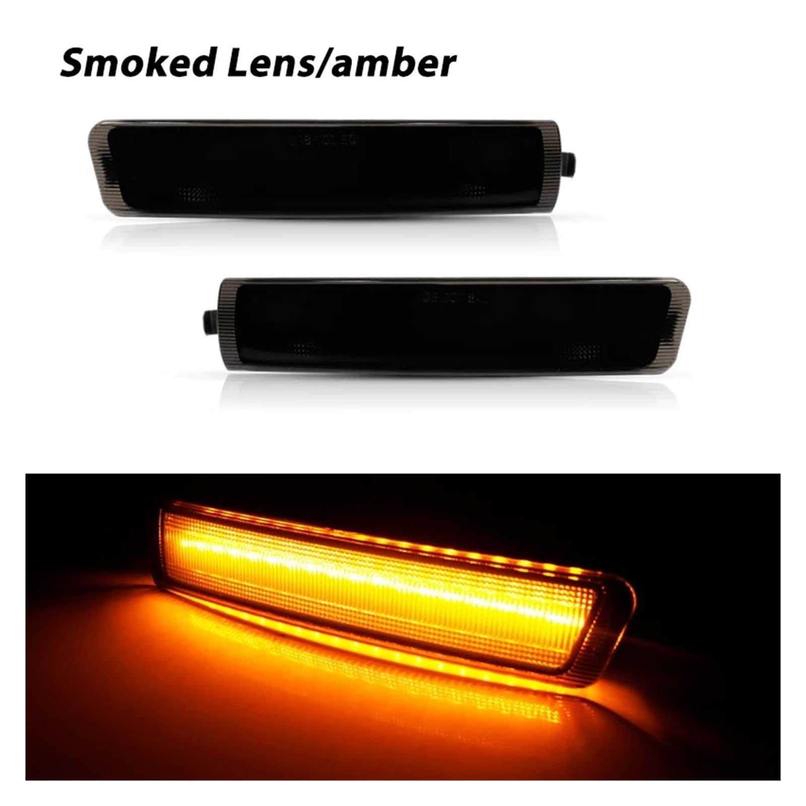 Indicatori Direzione Auto T10 LED Anteriore Laterale Luce Posizione Parafango Luce Coupé Roadster Ambra Luce Direzione/luci Guida 12V Per BMW Per Z3 1996-2000 2001 2002 Segnale Svolta Lampada(Smoked