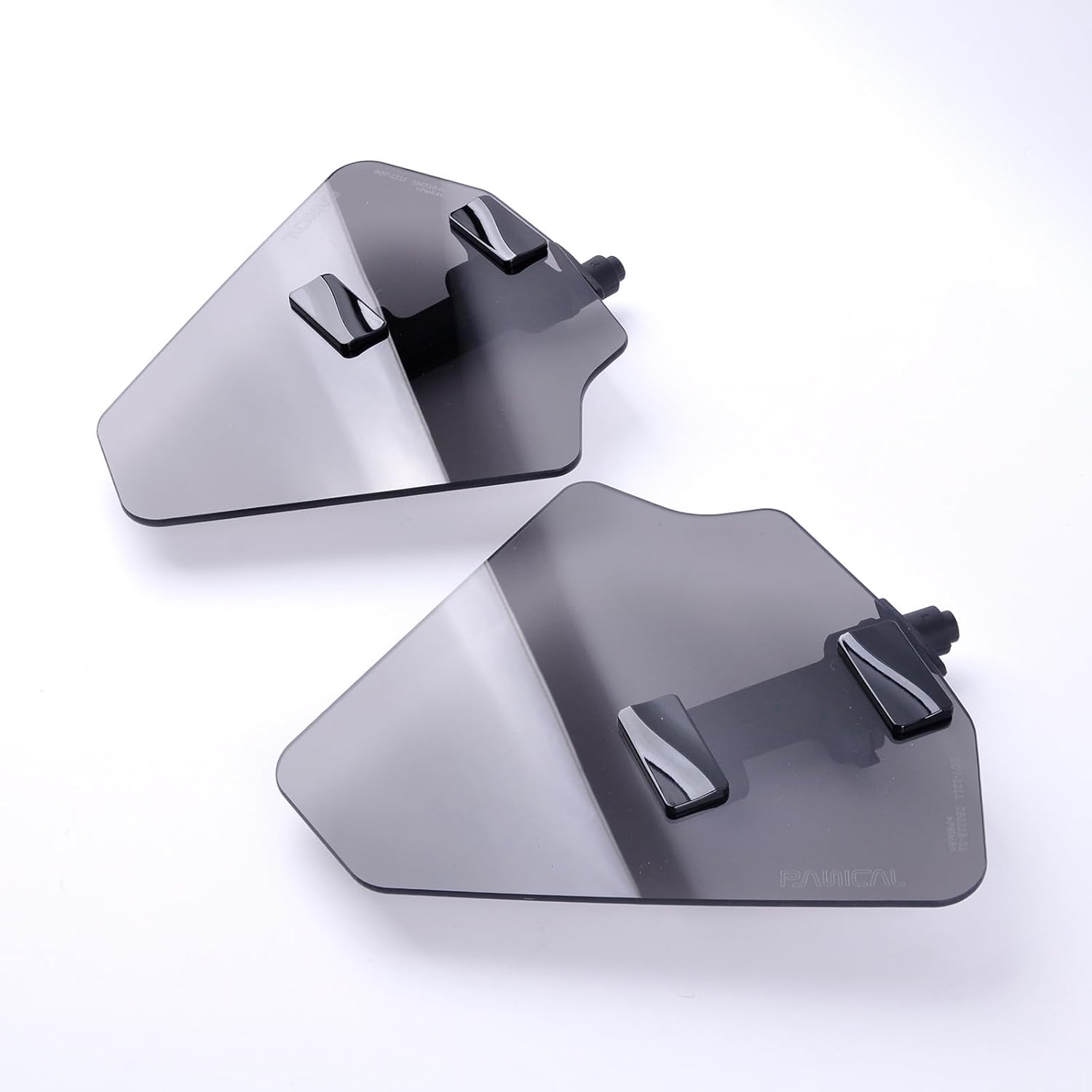 PANICAL Motorcycle for Honda Goldwing Accessory GL1800 F6B 2018-2025 Windshield Air Deflector Adjustable Wind Deflector Smokey Acrylic Nondestructive iInstallation PMMA (DS20241201 F)