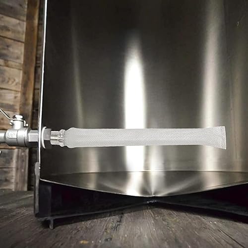 Miniatura 6 de Pantalla de ebullición de Bazooka de 12 pulgadas, tubo de filtro de cerveza de acero inoxidable 304 reutilizable con accesorio de tubería