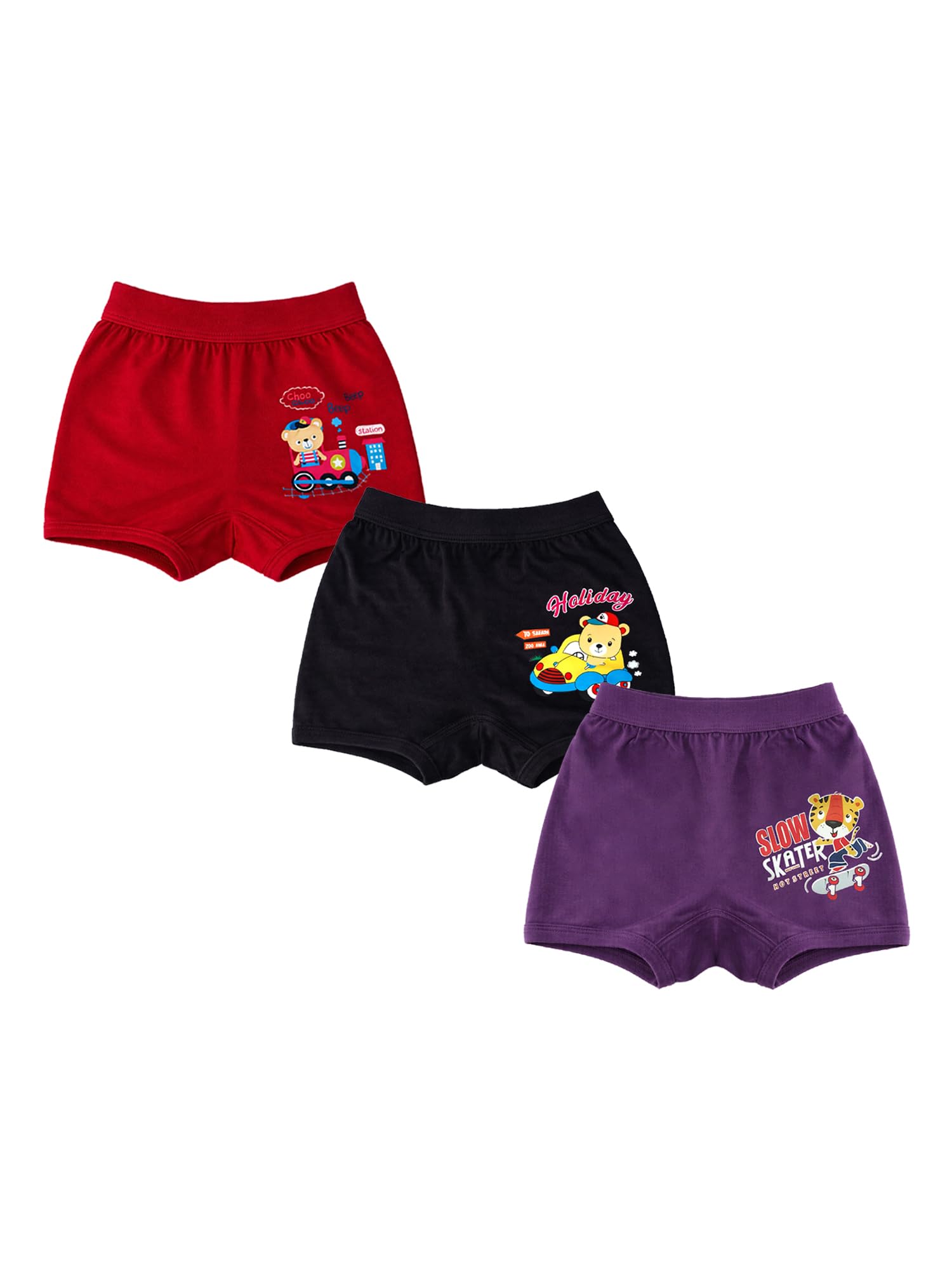 BODYCARE Unisex Bloomers Pack of 3 | 100% Cotton Ultra Soft Breathable Innerwear with Lycra Band | Skin Friendly, Tagless Comfort | Ideal for School-image-31