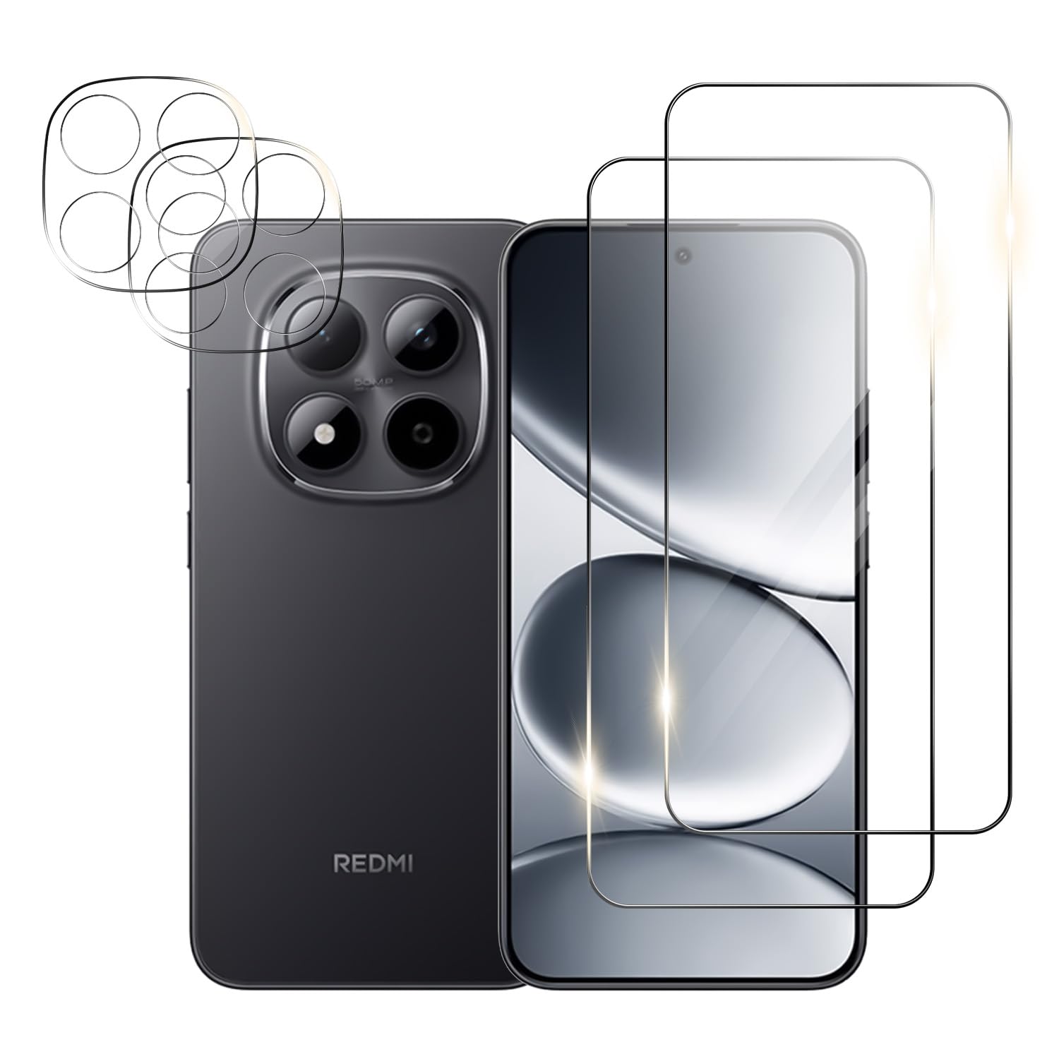 Amazon | (2+2枚セット)For Xiaomi Redmi Note 15 Pro ガラスフィルム
