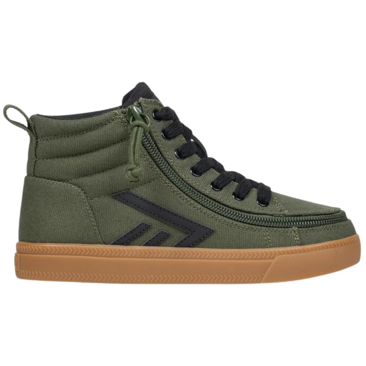 Billy CS High Tops - Olive Black Gum Adaptive Shoes