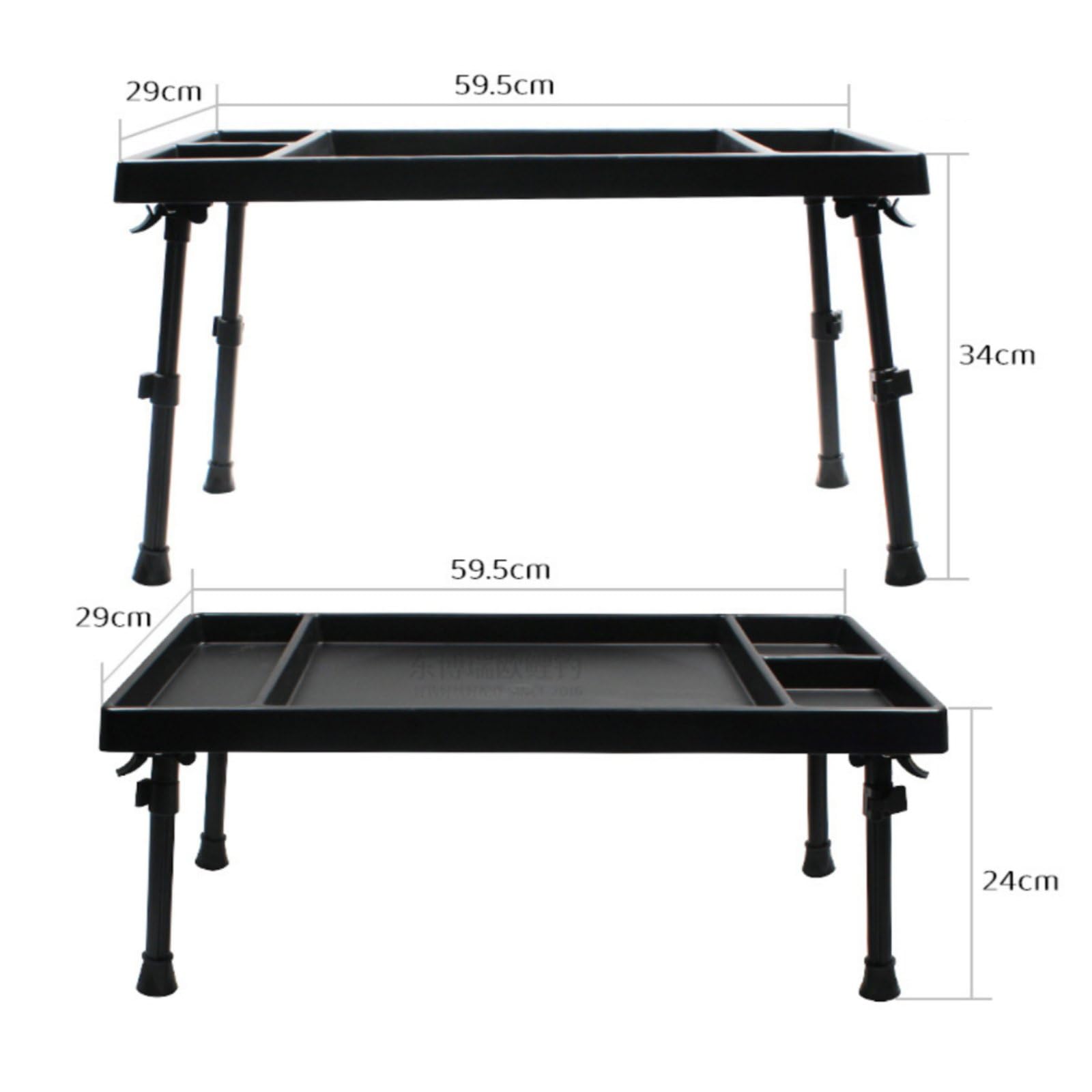 KESOTO Banja Pesca con Soporte Ajustable y Estructura Plegable para Mantener s Herramientas y Cebos Acuado para Pesca Libre