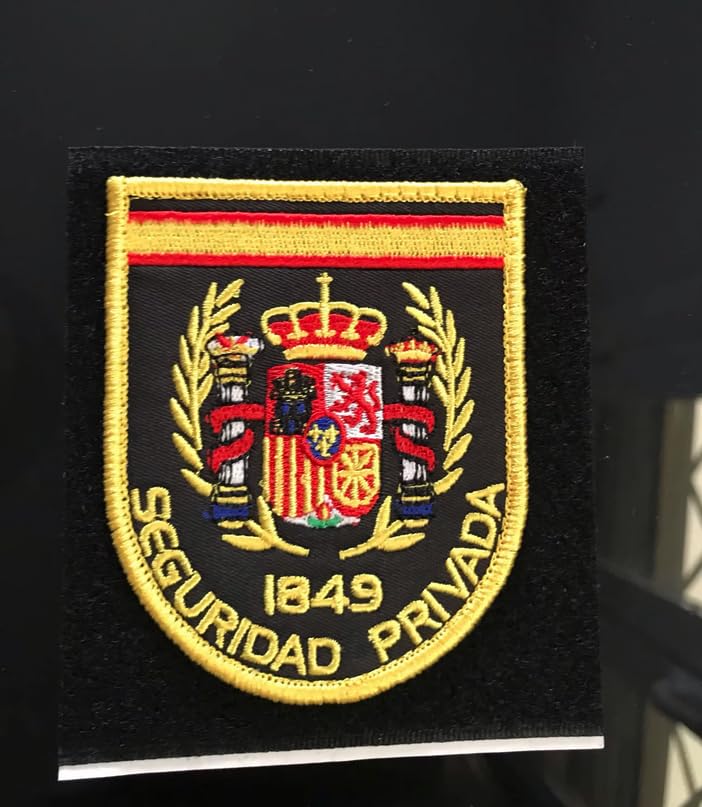 Seguridad Privada España Tactical Patch Loop - Insignia adhesiva (70 x 90 mm)