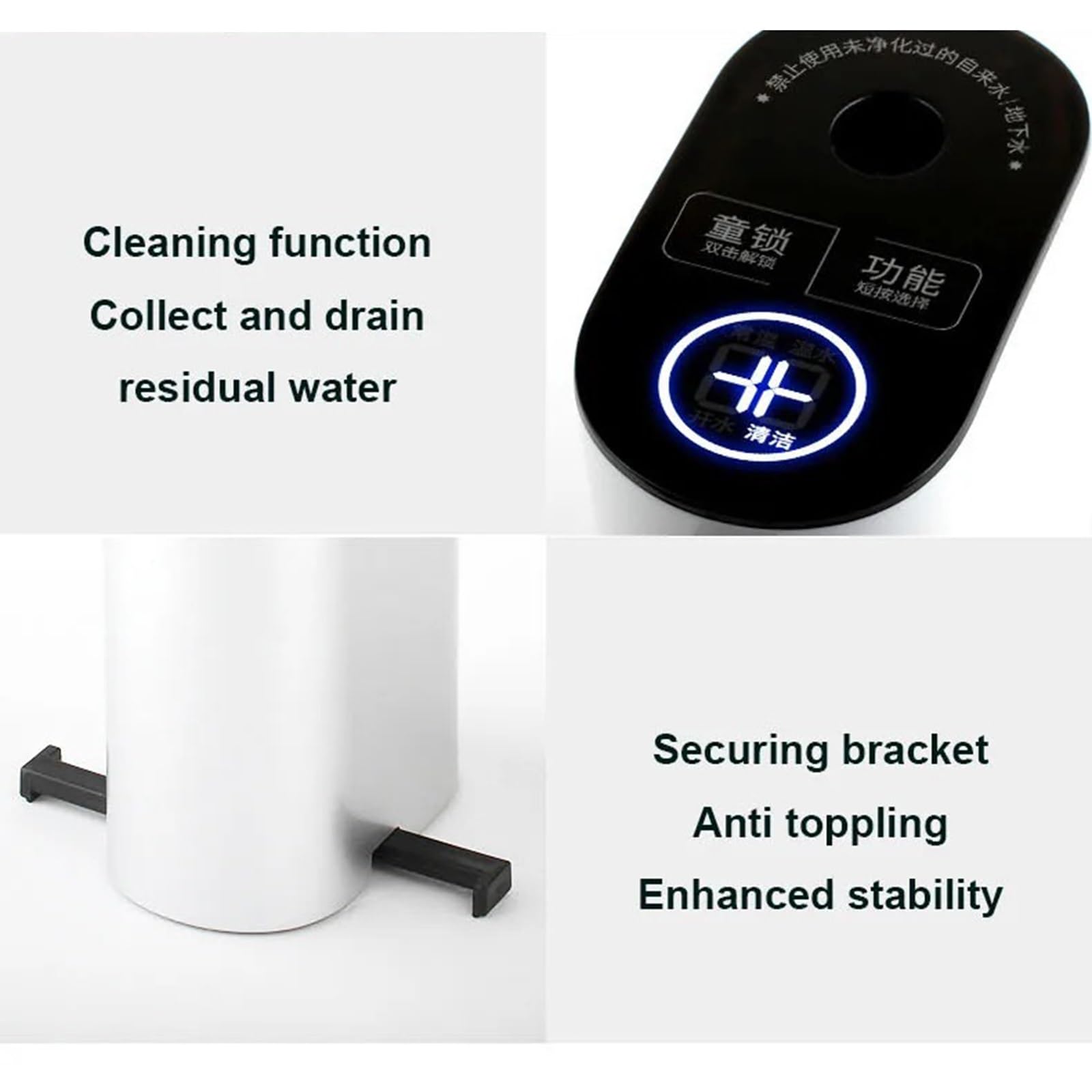Dispenser di Acqua Distributore istantaneo di riscaldamento dell'acqua calda, portatile, da viaggio, riscaldatore da tavolo, pompa, bottiglia for bere, caldaia, bollitore elettrico Erogatore di Acqua