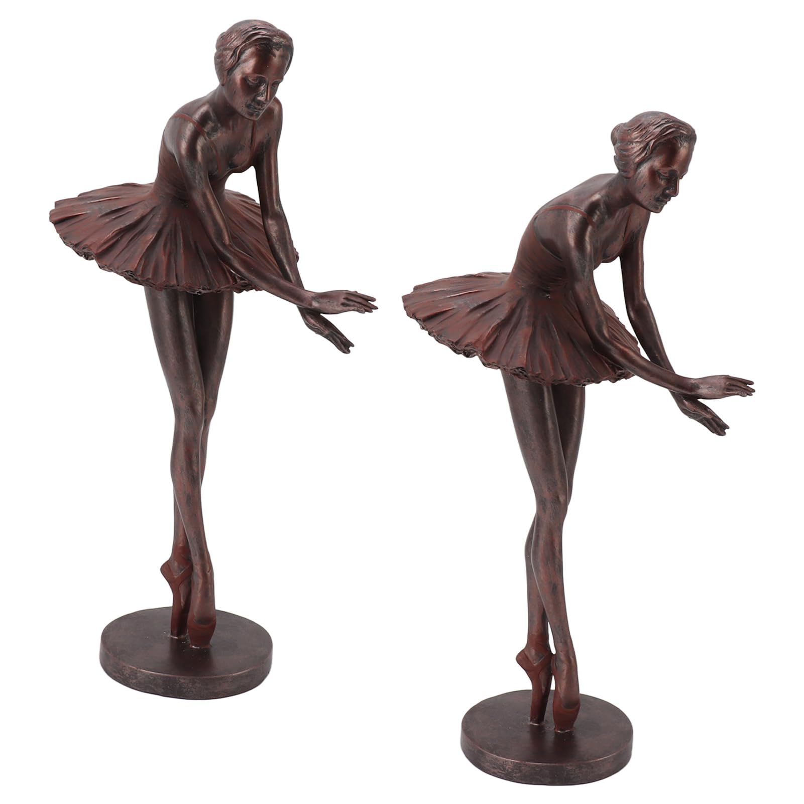 Jeanoko Statua Tancerza Baletowego Wykwintna Grafika z żywicy do Dekoracji Salonu na Półce na Biurko