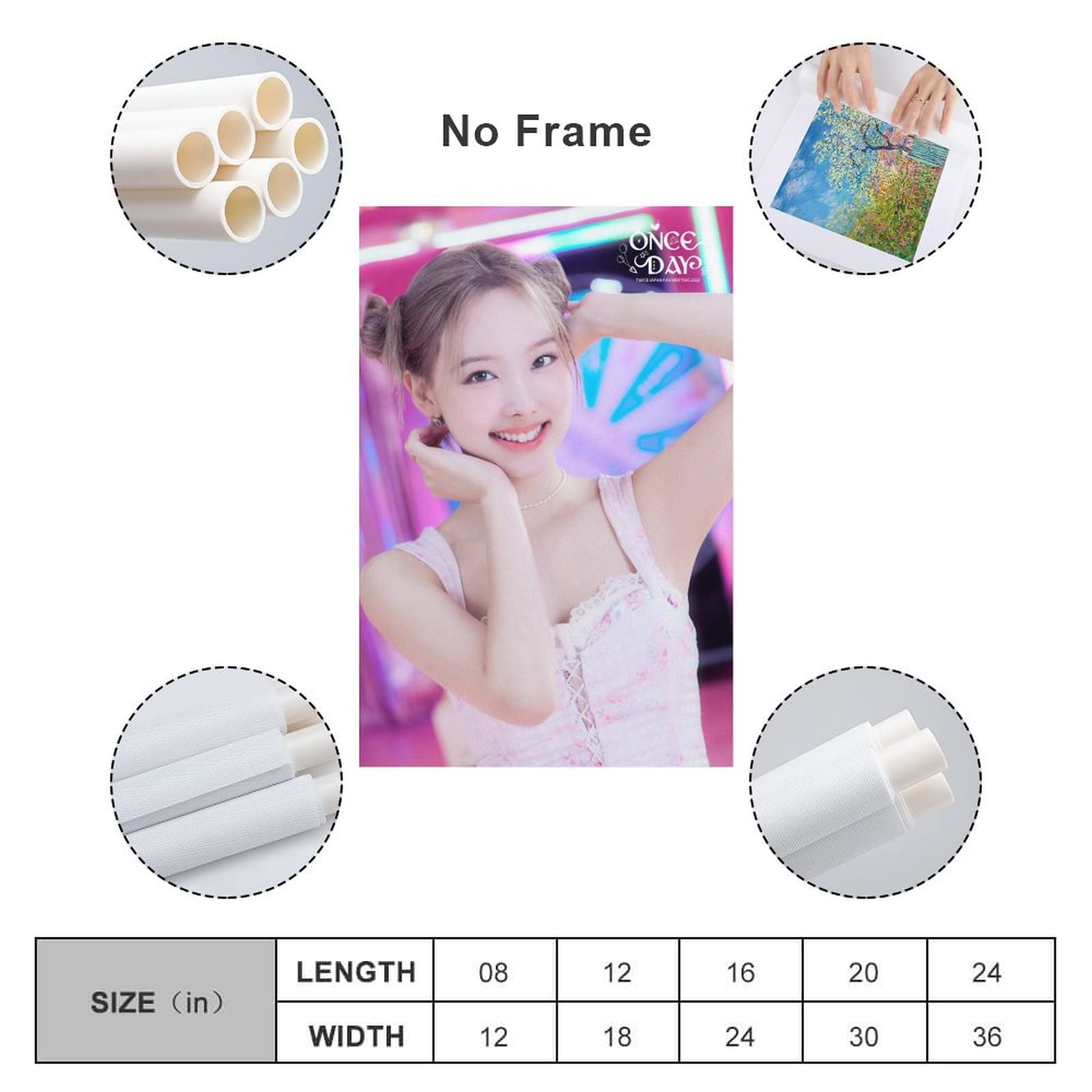Amazon.co.jp: NAYEON ナヨン TWICE トゥワイス ONCE DAYキャンバス