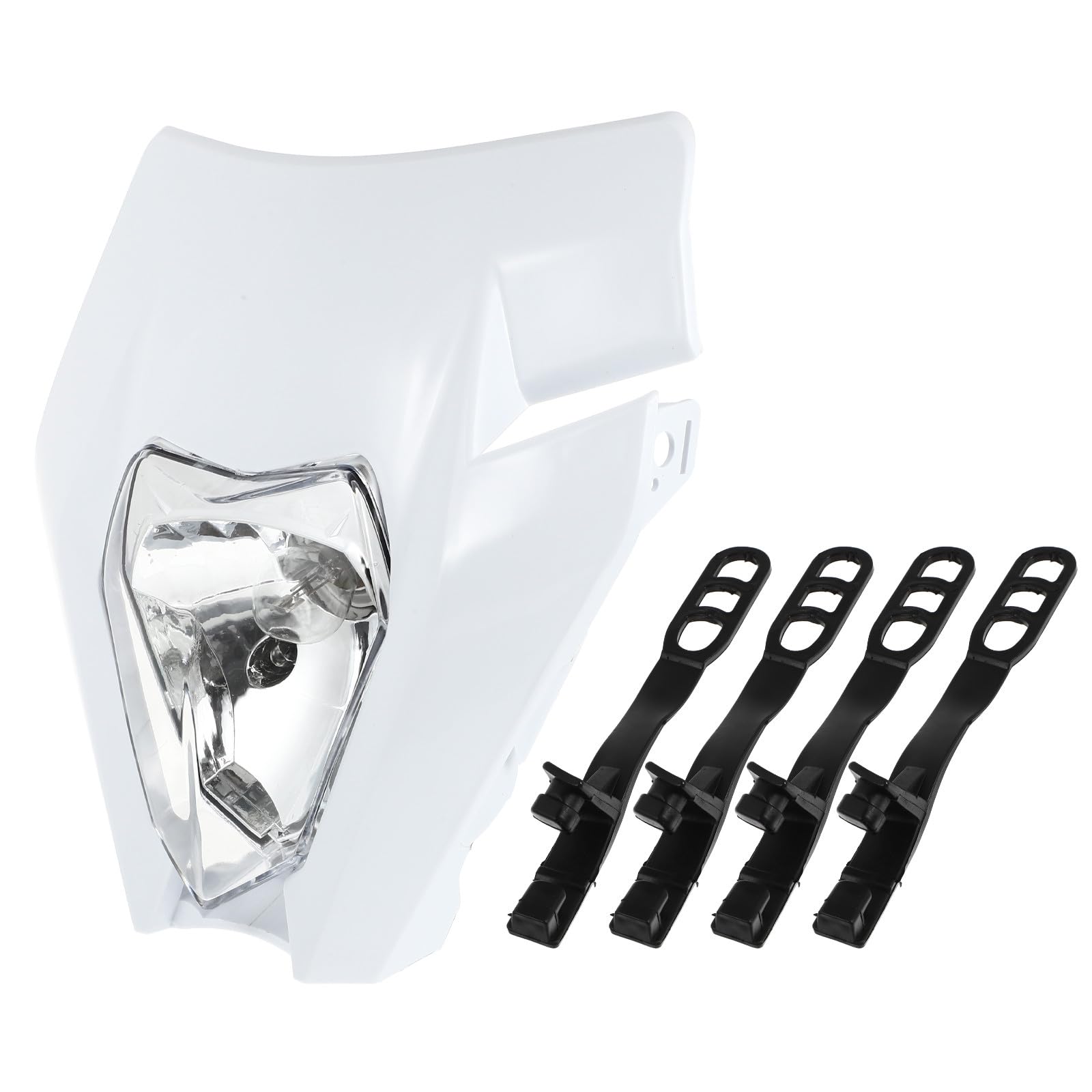 Faro LED per Moto Exc Sx Sxf Smr, Luce Anteriore Motocross Bianca Resistente All’acqua Chip LED Stabile per Guida Notturna e Maltempo