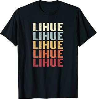 Lihue Hawaii Lihue HI Retro Vintage Text T-Shirt