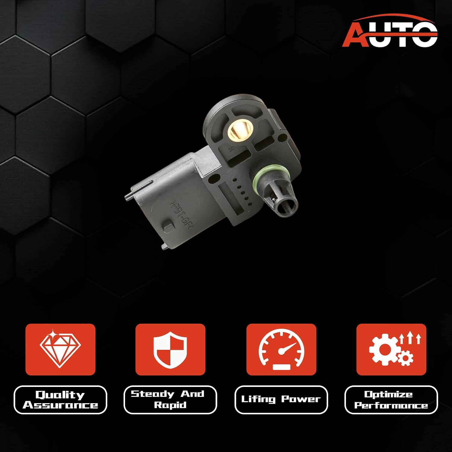 Intake Air Manifold Absolute Pressure MAP Sensor Replacement for Chevy GMC Colorado Cruze Sonic Express 2500 3500 Canyon Savana 2500 3500 55568175 55206797 55219298