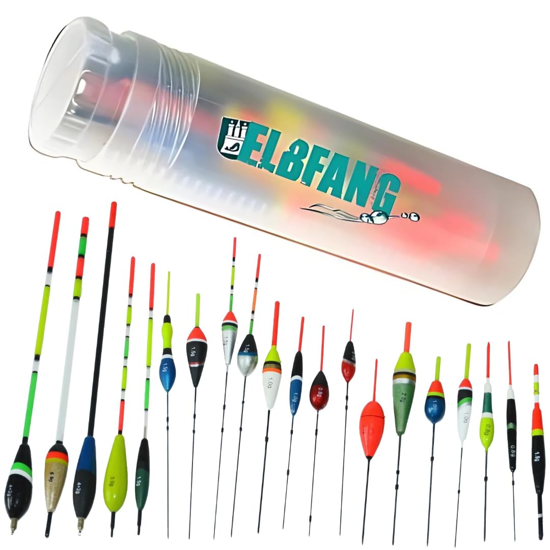 Bouchon de pêche haute sensibilité en kit de 20 pièces pour touches précises