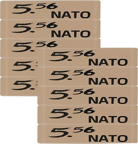 Miniatura 10 de Aolamegs Paquete de 5/10 Bandas para Cargadores - 5.56 NATO, 300 Blackout, 300 Subsonic, .223 Remington, .308 Winchester, 7.62x39 Banda de Marcado