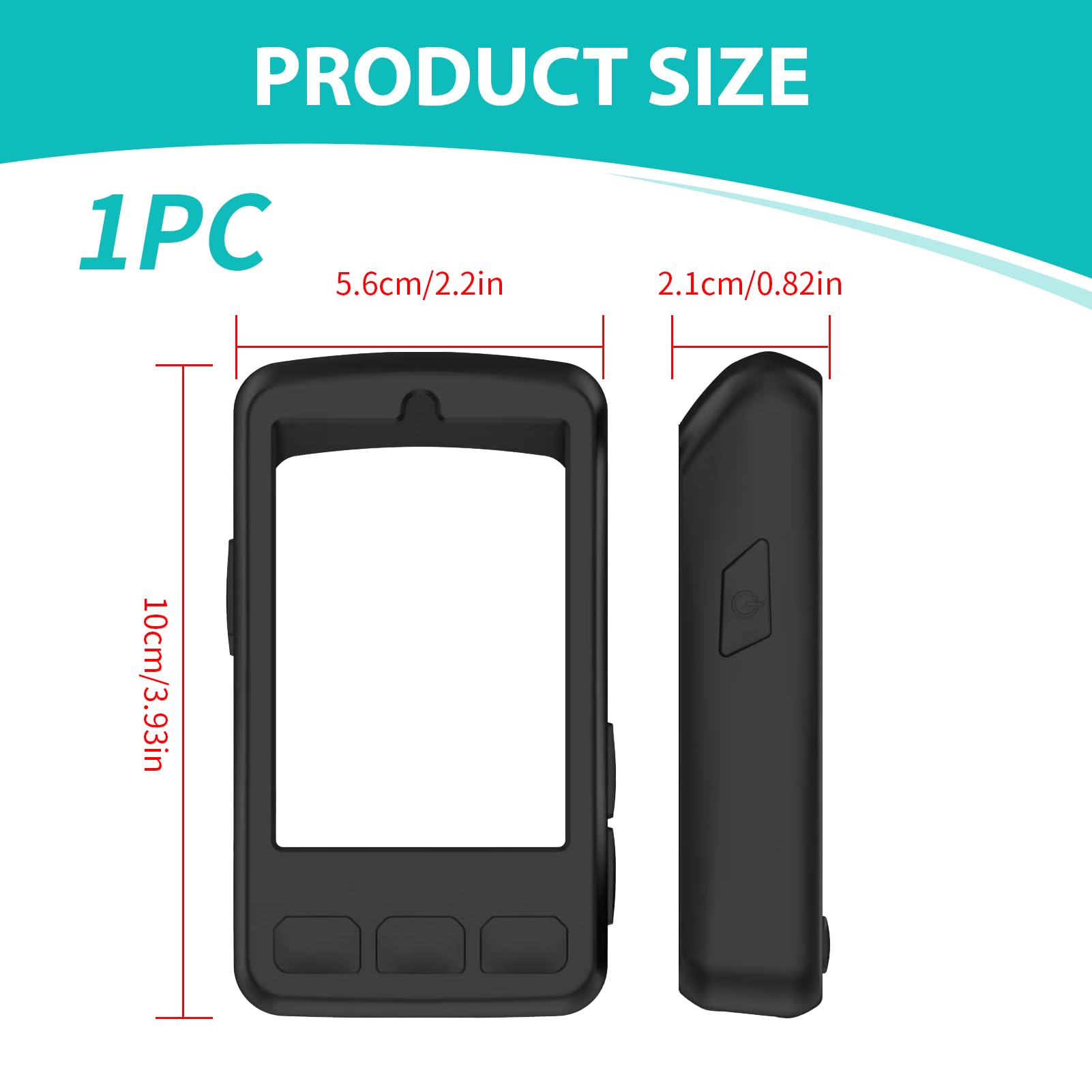 ELEMNT ROAM Custodia, Silicone Custodia Compatibile con Wahoo ELEMNT ROAM 3/ROAM V3 Cover per Computer Da Bicicletta GPS Protettiva per Wahoo ROAM3 Antiurto Resistente ai Graffi