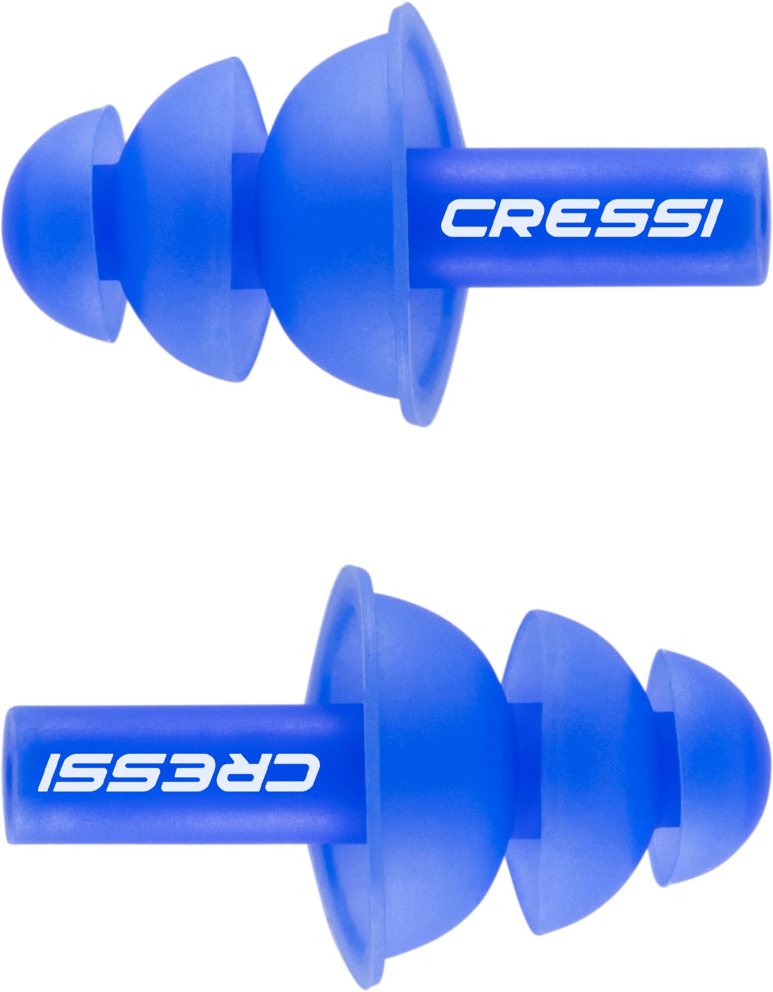 CRESSI Zestaw zatyczek do uszu Aqua + klips do nosa niebieski - zestaw zatyczek do uszu + klips na nos dla dorosłych, idealny do zapobiegania przedostawaniu się wody podczas pływania, niebieski, jeden
