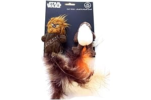 Silver Paw Star Wars PORG and Chewbacca Cat Toy Set with Catnip