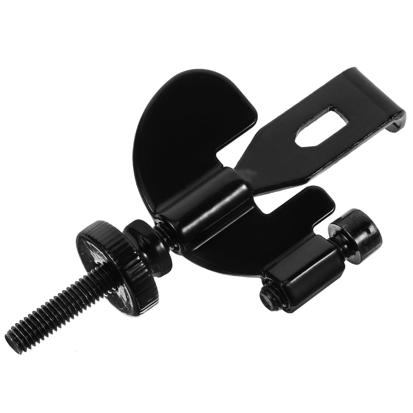 Angoily 4 Stück portable door lock travel door lock reisetürschloß Türsicherheit verriegeln intelligentes Türschloss Türklingel Türstopper tragbares Hoteltürschloss Metall Black