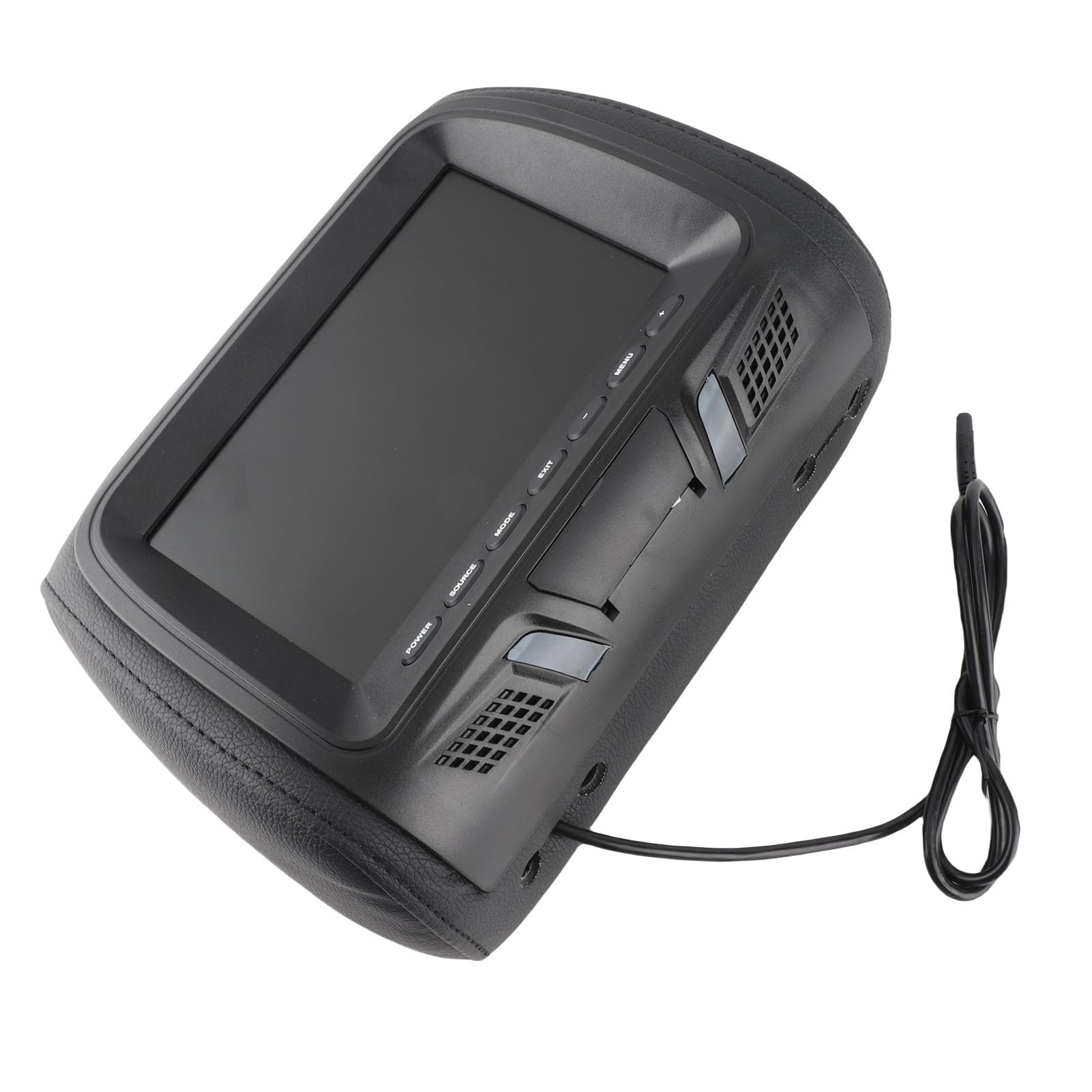 Lettore Poggiatesta KIMISS, Schienale Seggiolino Auto Monitor Lettore Multimediale MP5 Display LCD Poggiatesta MP5 Supporto 7 Pollici Amplificatore USB