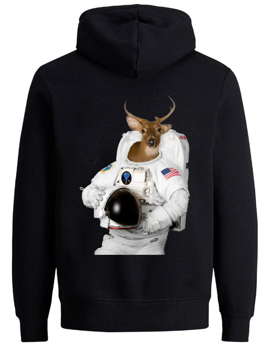Sweat à capuche original Deer Space Explorer pull mode unisexe - 4