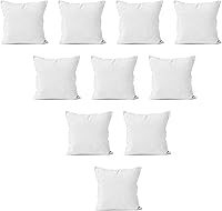 Vista 47 de Encasa XO Juego de 4 fundas de almohada de 24 x 24 pulgadas Sin relleno Fundas de almohada de algodón para sala de estar, cama, sofá, sofá