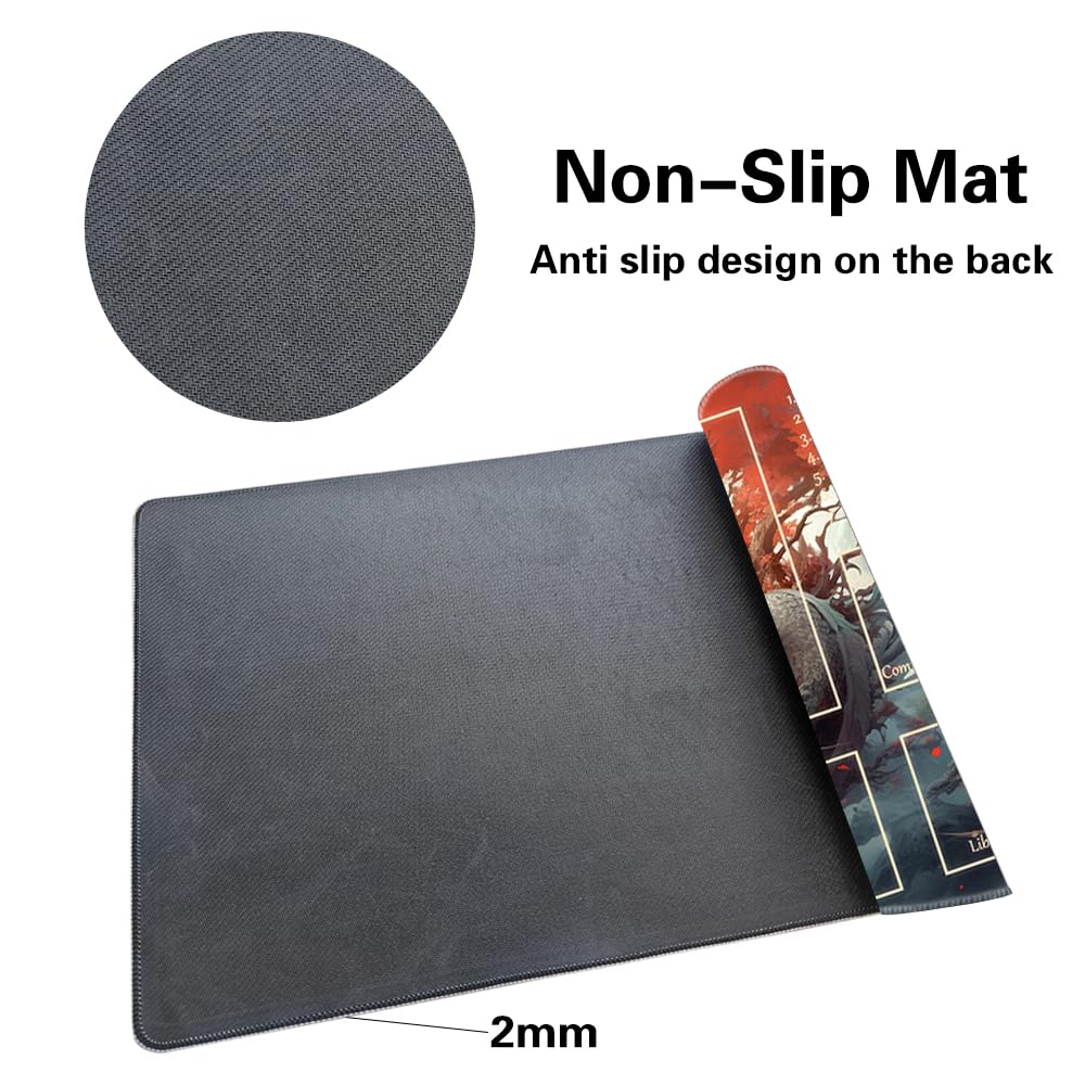 SIXTORE Tapis De Jeu MTG 61 X 35,6 Cm – Surface Douce, Dos Antidérapant, Sac De Rangement Offert
