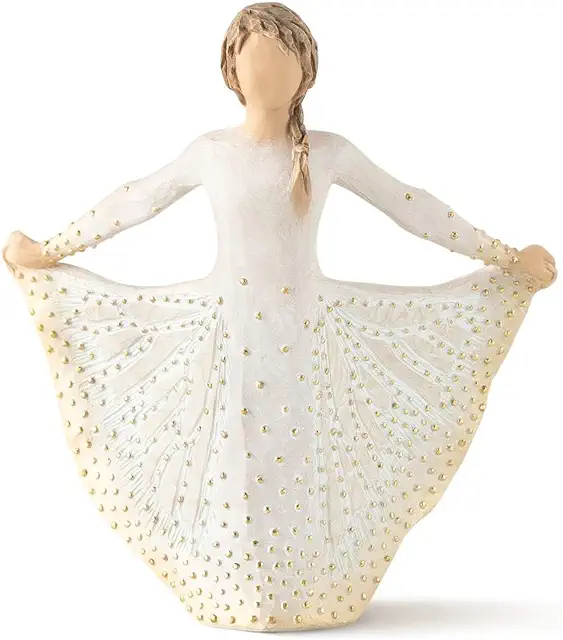 Willow Tree Butterfly Figure Cream - Handgeschilderd Hummeltje Beeldje