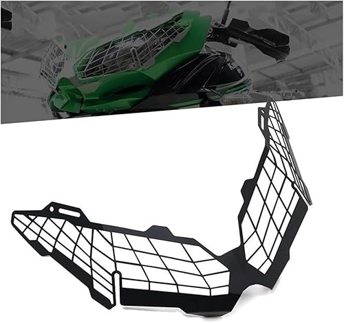 Miniatura 2 de for Kawasaki Versys 650 KLE650 2015-2020 Motorcycle Headlight Protector Guard Light Lense Cover (Color  Silver)