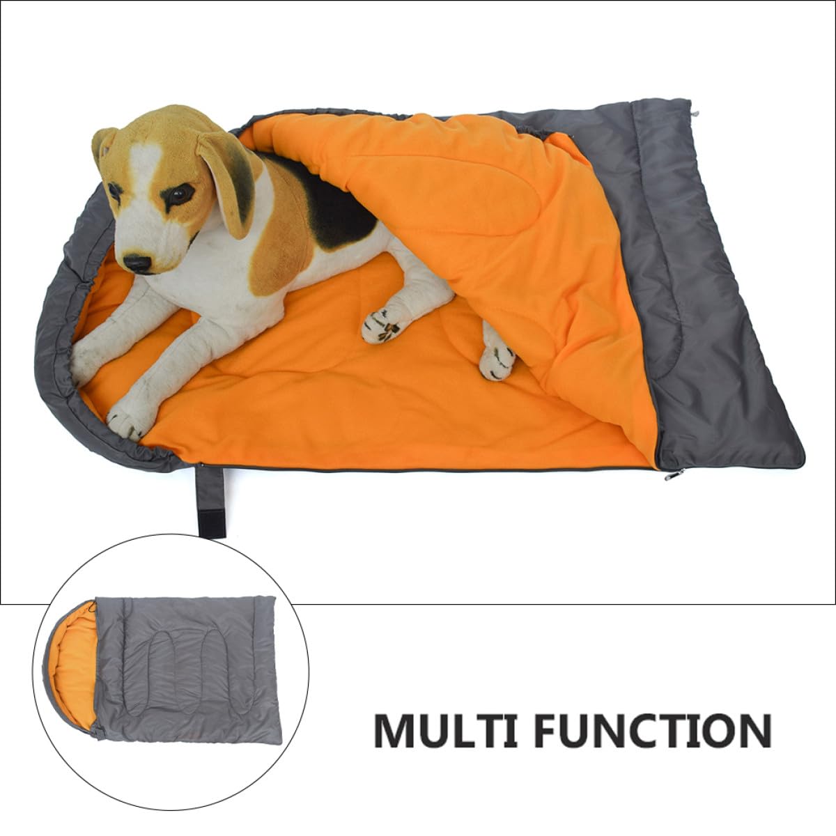 Warmes Hundeschlafsack aus Polyester und Fleece für Haustiere Kompakte Form mit Wärmespeicherung für Camping und Outdoor Einsatz