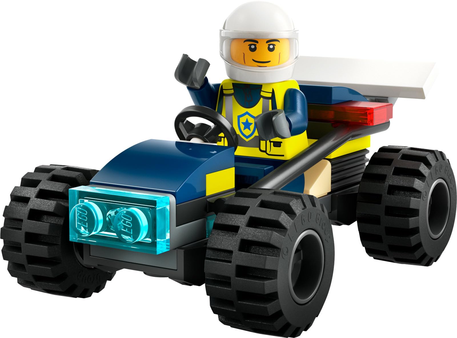 LEGO City Set: 60419 estación de policía en la isla prisión & 30664 policía todoterreno