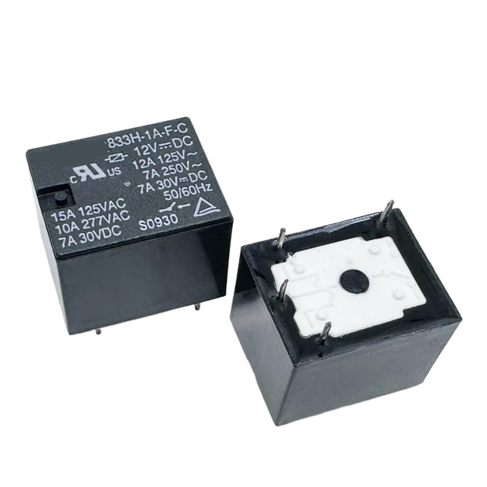 PKNVKZIDK 1pc 833H-1A-F-C 12VDC (T73-1A-10A) Relay 4 pins