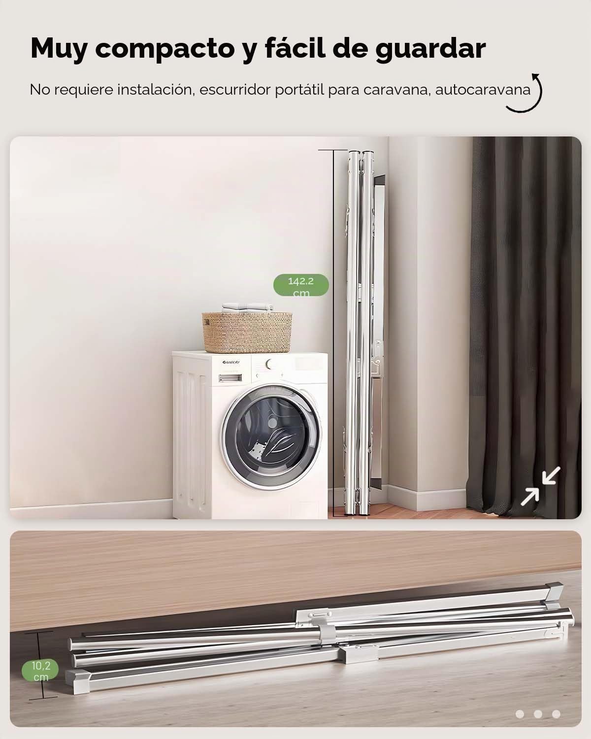 Vikaqi Tendedero de ropa plegable de 79 pulgadas para interiores y exteriores, estante de secado de ropa plegable, tendedero de acero inoxidable resistente, estante de ropa, 20 ganchos, 12 clips