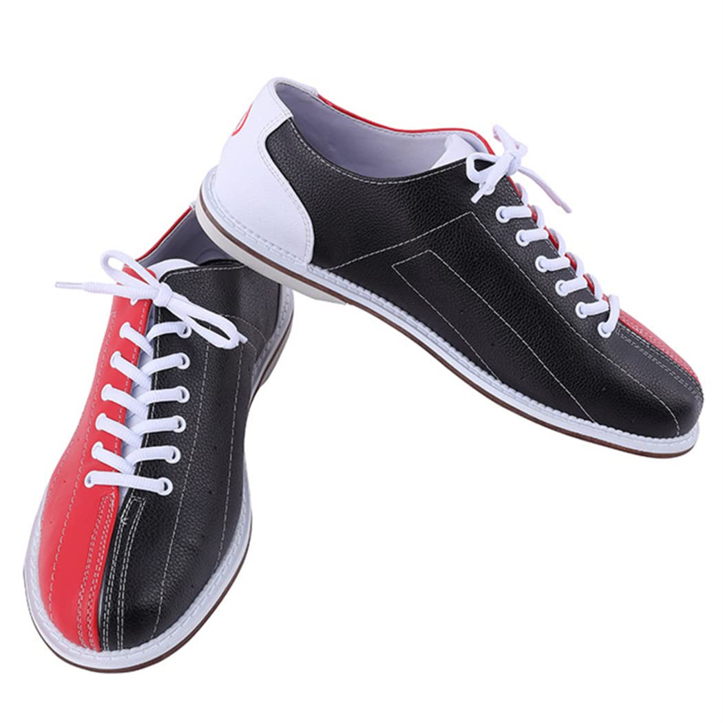 Chaussures De Bowling pour Homme Chaussures De Bowling Légères en Cuir Tampon Antidérapant pour Femme