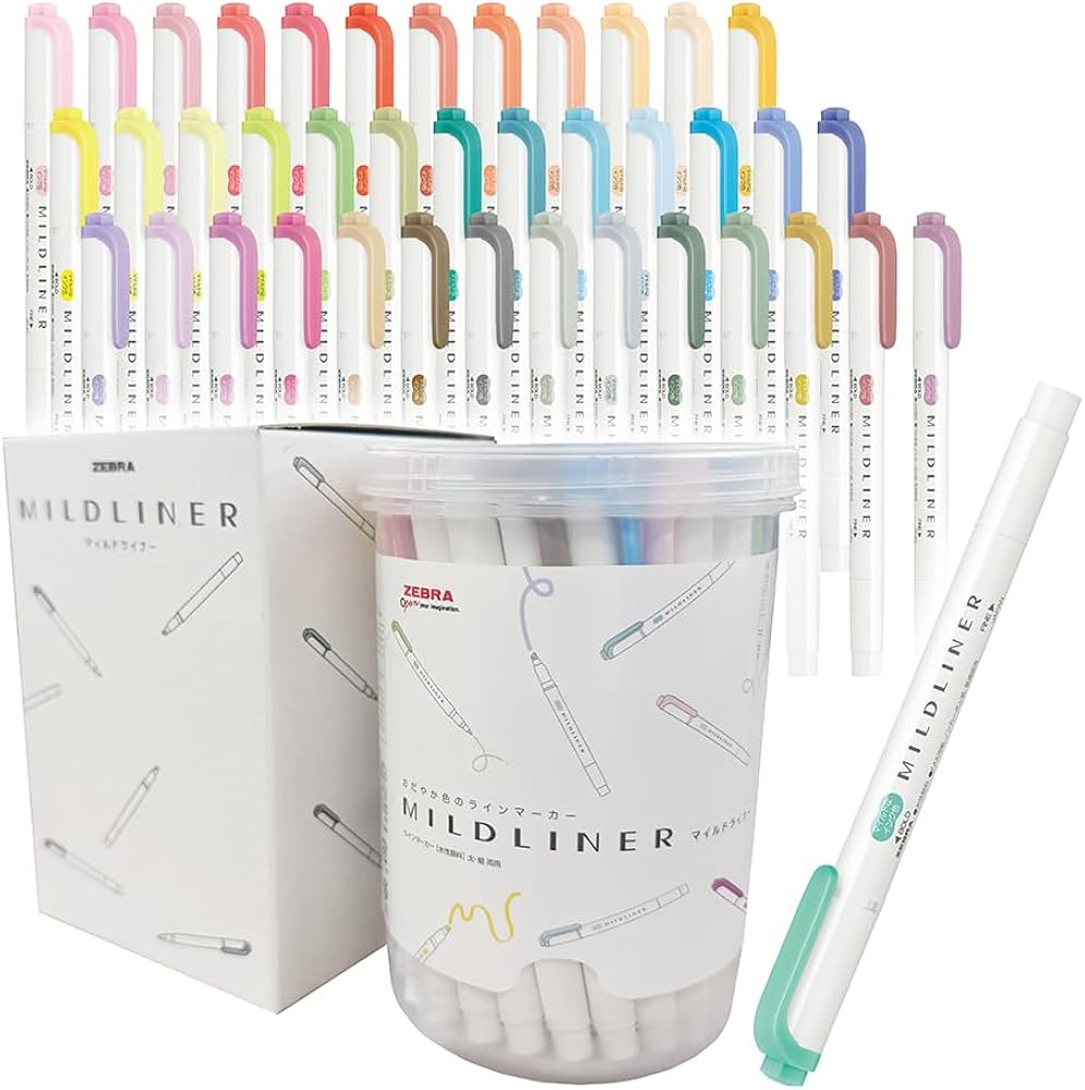 Amazon.co.jp: 【Amazon.co.jp 限定】ゼブラ 蛍光ペン マイルド