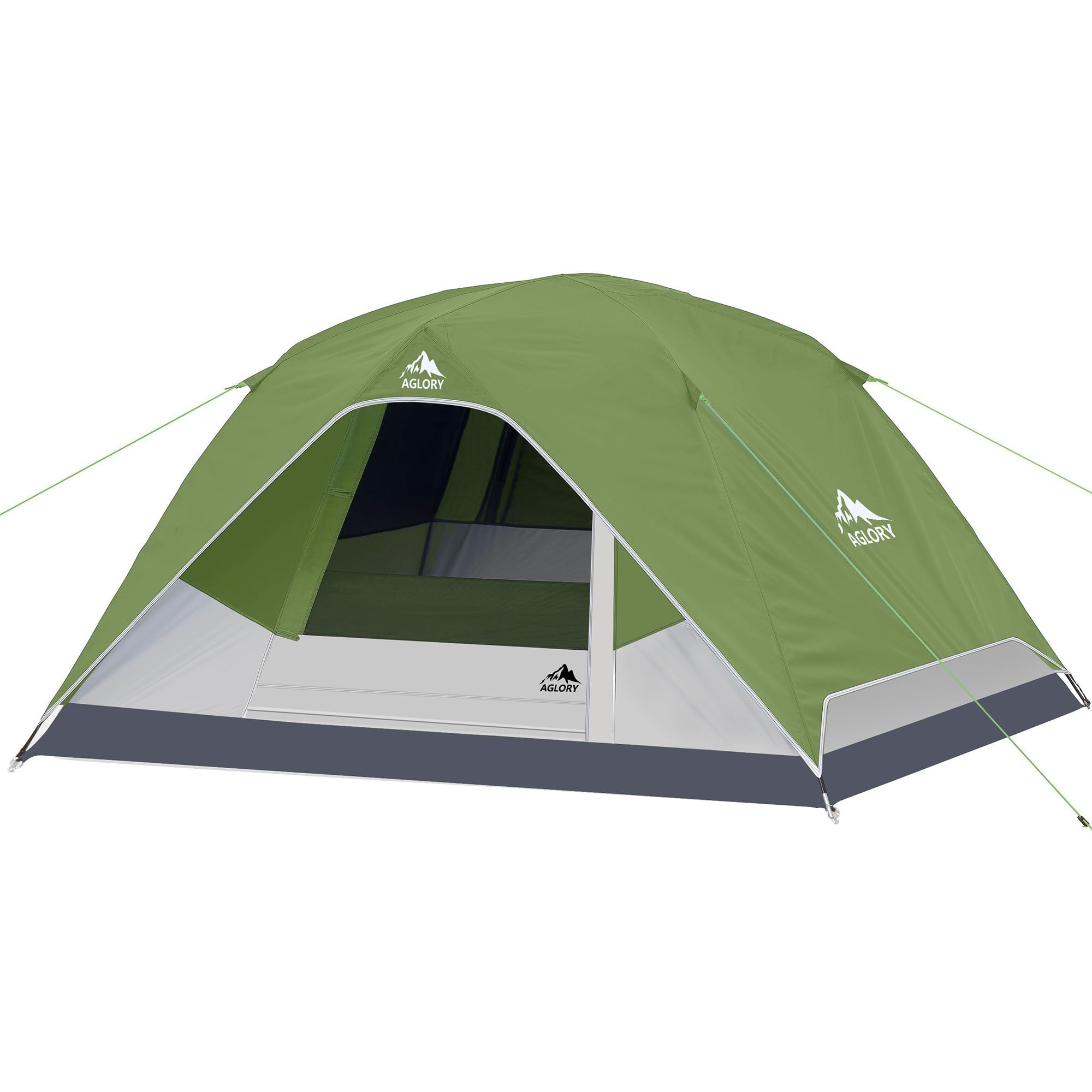 Camping Tent,2/4/6 Person Tent with Rainfly & Large Mesh Windows, Waterproof, Easy Setup - Tents for Family,Camping, Hiking,Backpacking and Outdoor image 5