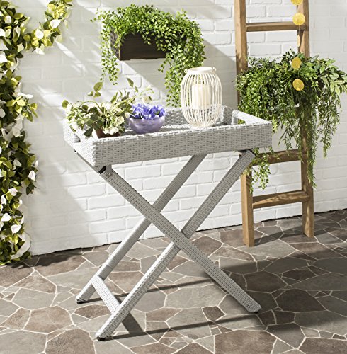 Safavieh PAT2004B Patio Collection Bardia Tray Table thumb #1