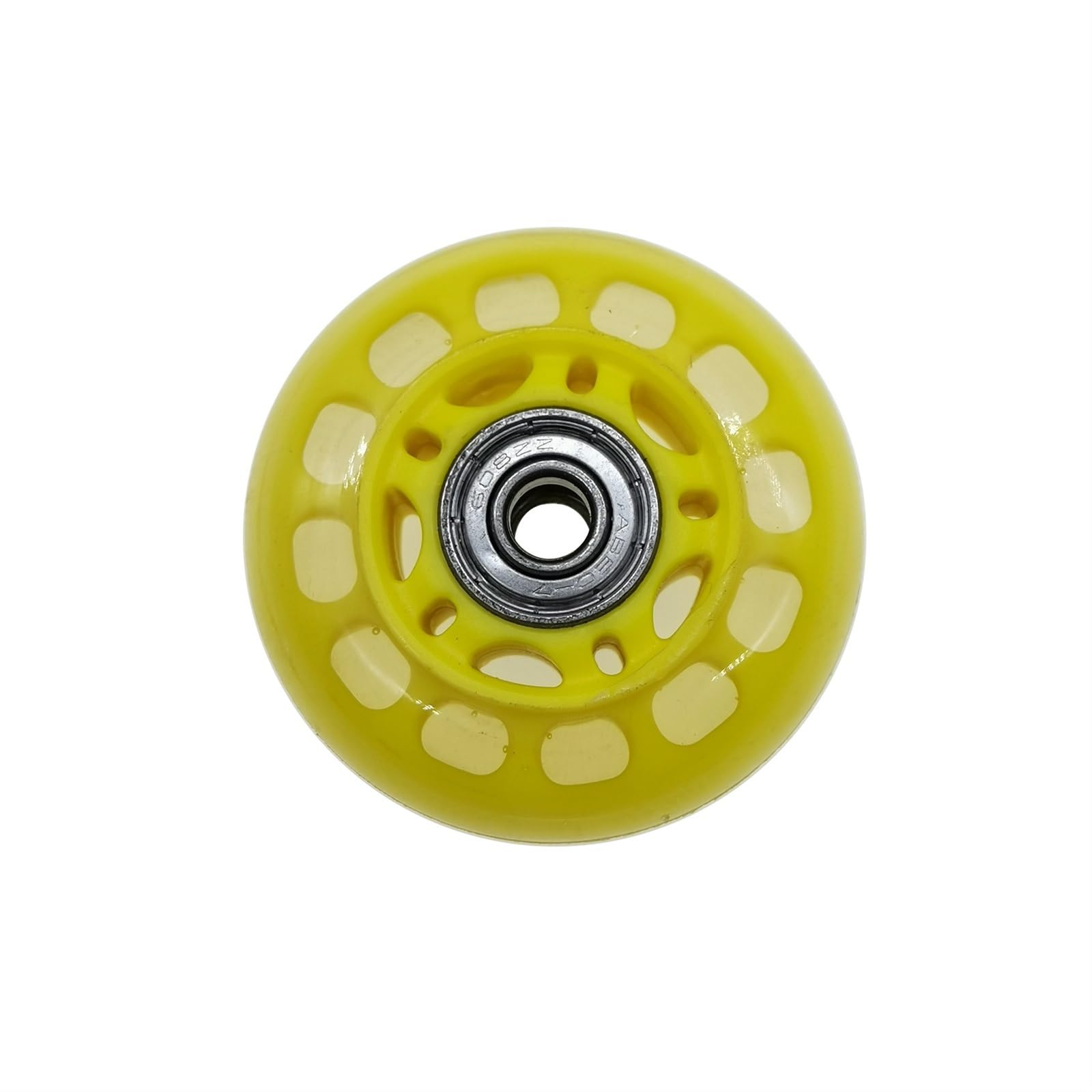 Chariot de voyage fluide grâce à la roulette jaune 2.5in en PU