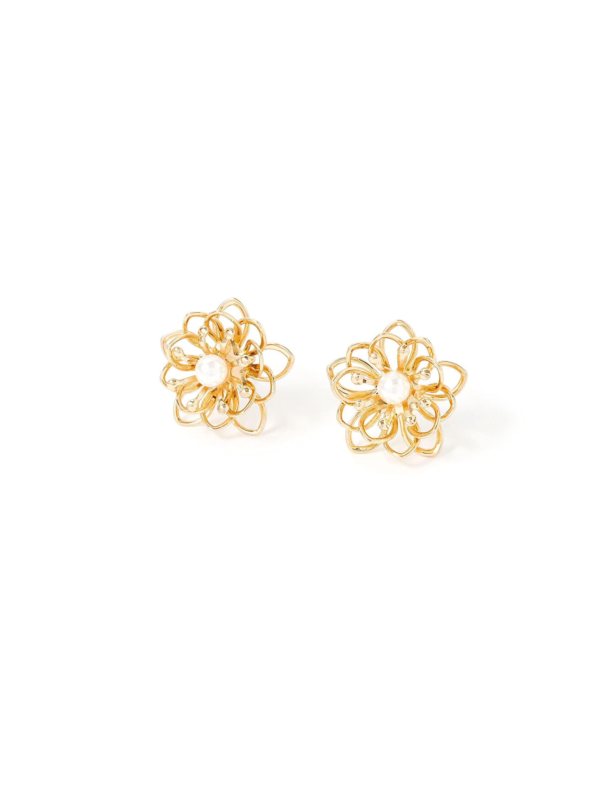 Accessorize London Womens Pearl Flower Wire Stud Earring (B09Q3HV2HY) Amazon Price History, Amazon Price Tracker
