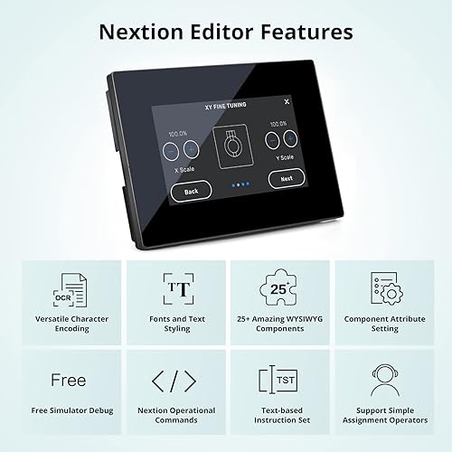 Miniatura 33 de Nextion Pantalla táctil resistiva LCD-TFT LCD-TFT de 10.1 ″ NX1060P101-011R-I 1024 * 600, ampliamente utilizado en dispositivos inteligentes IoT