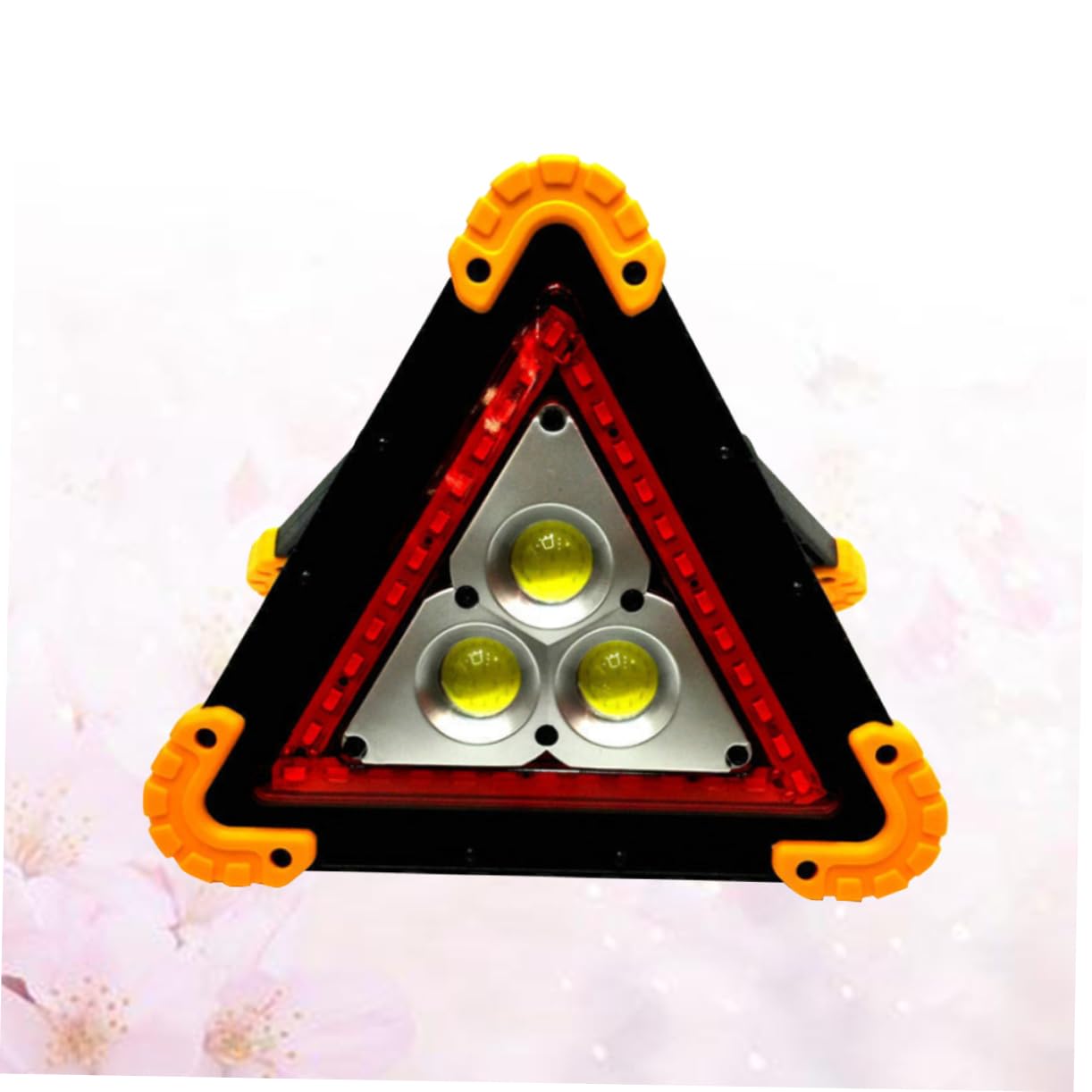Balise de Sécurité Triangulaire LED Cob Étanche pour Voiture