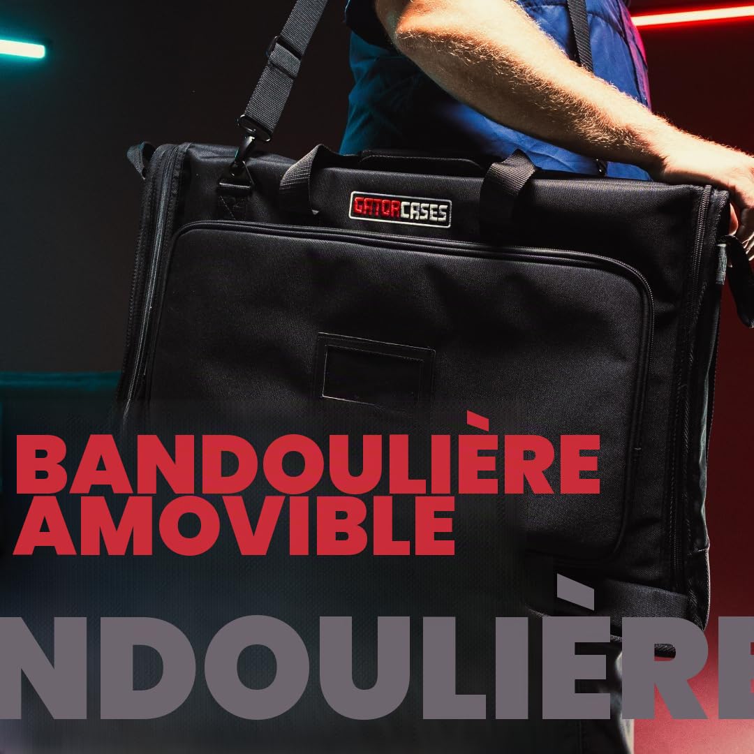Gator Cases Housse en nylon rembourré pour le transport d'écrans LCD, de moniteurs et de TV entre 40" et 45"; (G-LCD-TOTE-LG)